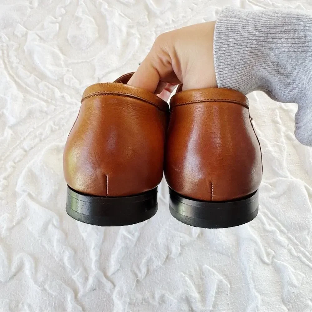 Donald J. Pliner Ted Bit Leather Slip-On Loafers